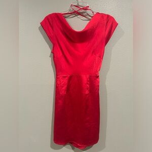 Beautiful red silky dress size S in great condition.